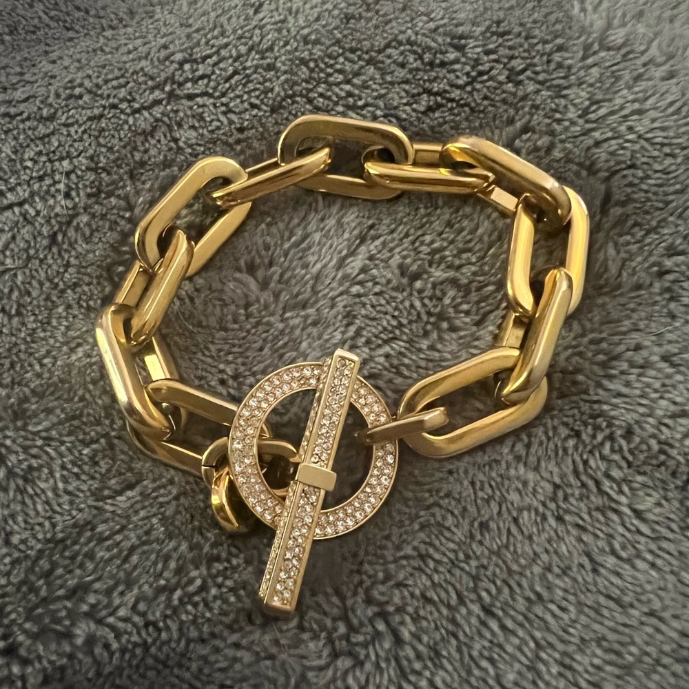 Michael Kors gold link bracelet